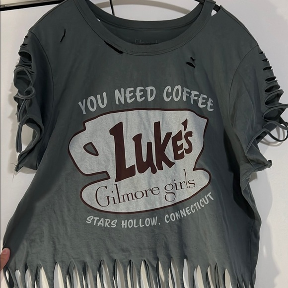 Tops - Gilmore Girls Luke's Dinner Distressed T-Shirt XXL